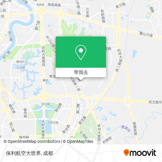 保利航空大世界地图