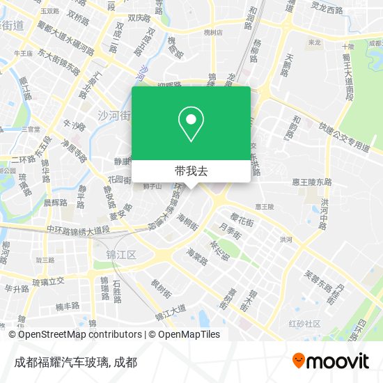 成都福耀汽车玻璃地图