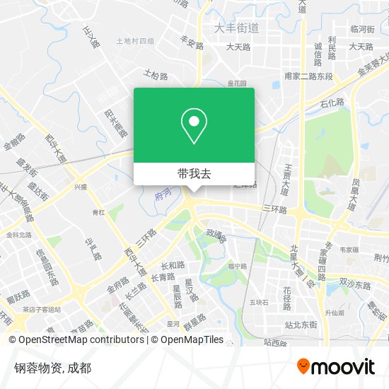 钢蓉物资地图