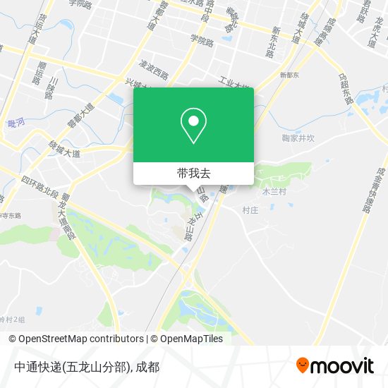 中通快递(五龙山分部)地图