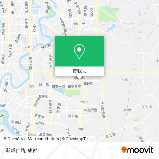 新成仁路地图