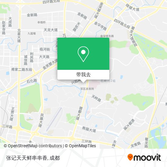 张记天天鲜串串香地图