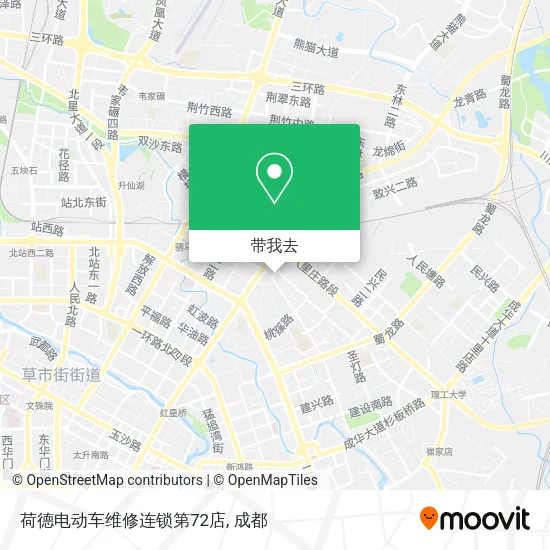 荷德电动车维修连锁第72店地图