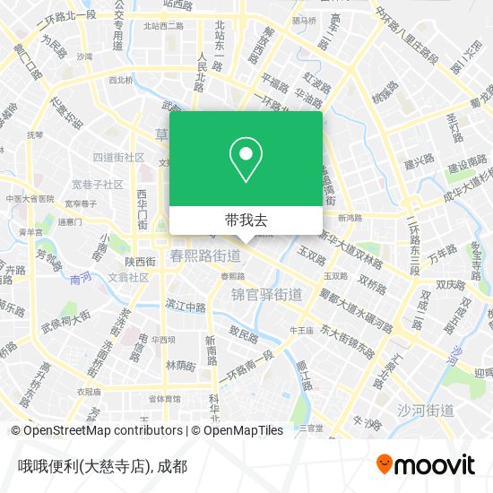 哦哦便利(大慈寺店)地图