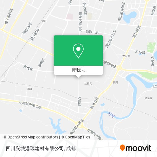 四川兴城港瑞建材有限公司地图