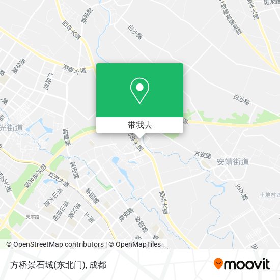 方桥景石城(东北门)地图