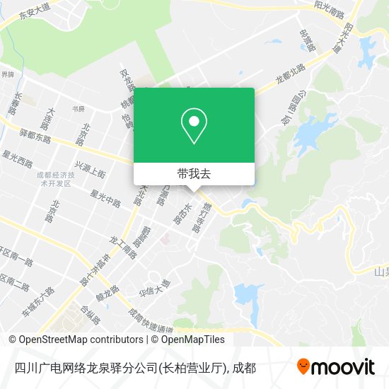 四川广电网络龙泉驿分公司(长柏营业厅)地图