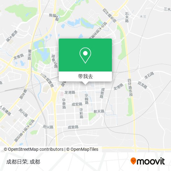 成都日荣地图