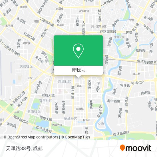 天晖路38号地图
