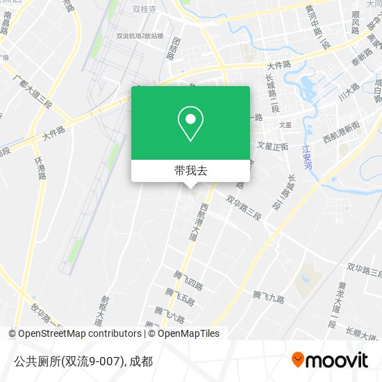 公共厕所(双流9-007)地图