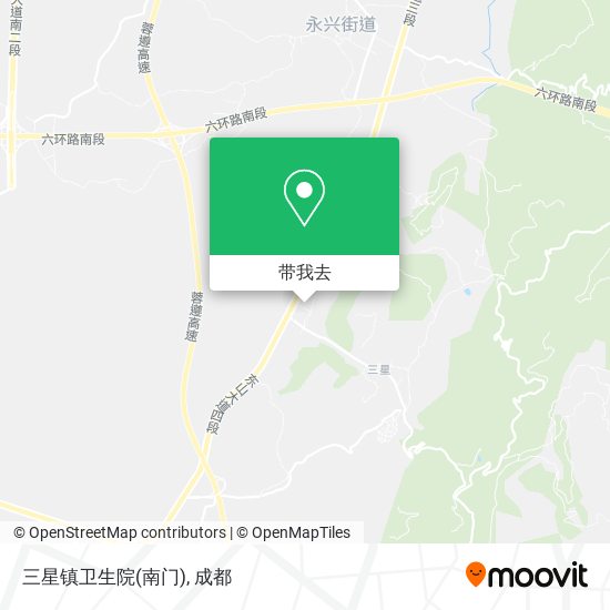 三星镇卫生院(南门)地图