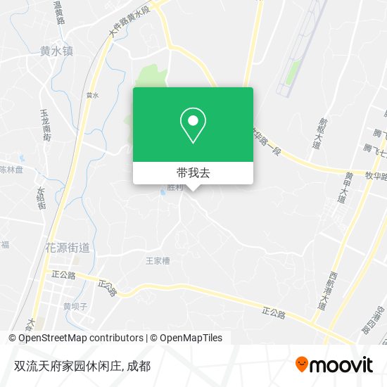 双流天府家园休闲庄地图