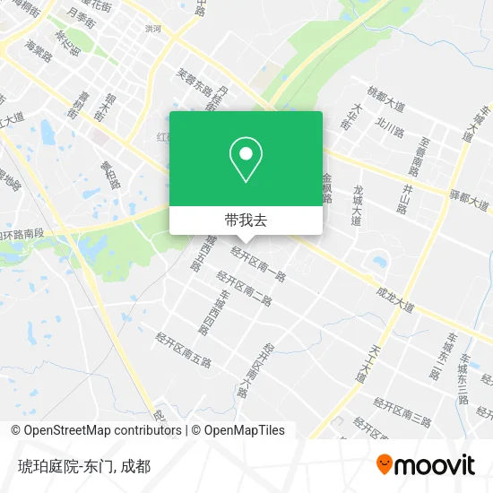 琥珀庭院-东门地图