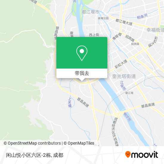 闲山悦小区六区-2栋地图