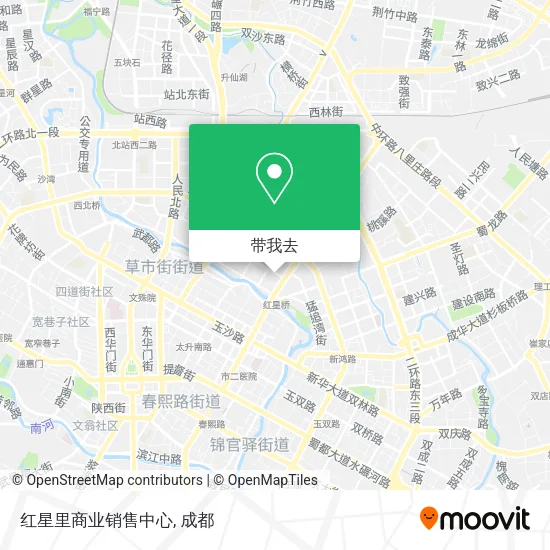 红星里商业销售中心地图