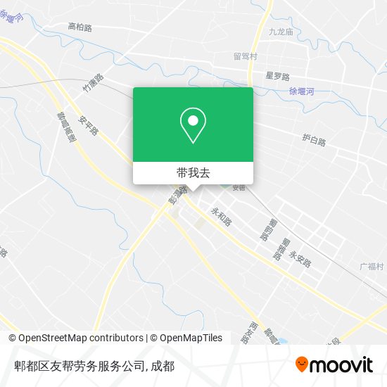 郫都区友帮劳务服务公司地图