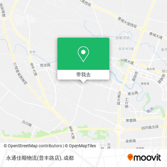 永通佳顺物流(普丰路店)地图