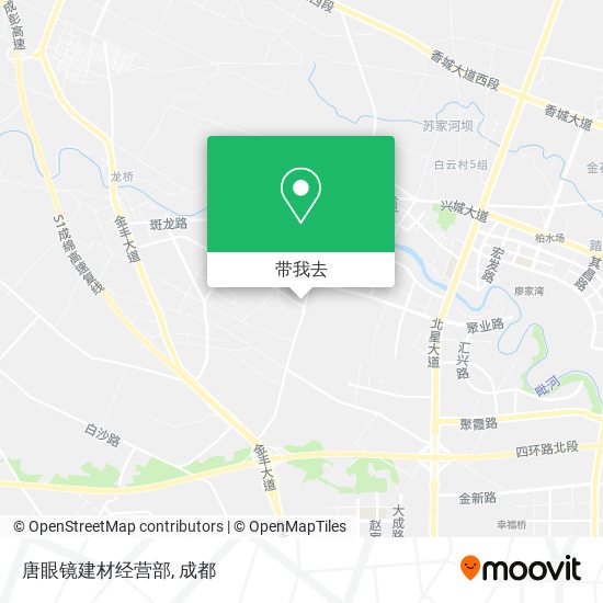 唐眼镜建材经营部地图