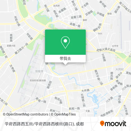 学府西路西五街/学府西路西横街(路口)地图