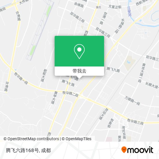 腾飞六路168号地图