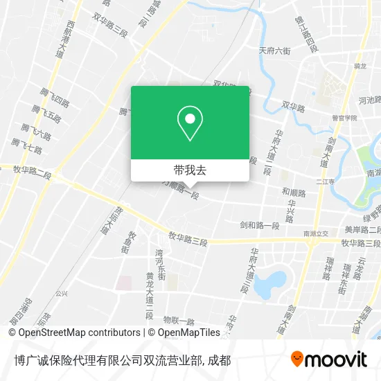 博广诚保险代理有限公司双流营业部地图