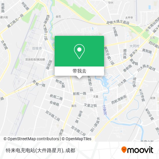 特来电充电站(大件路星月)地图