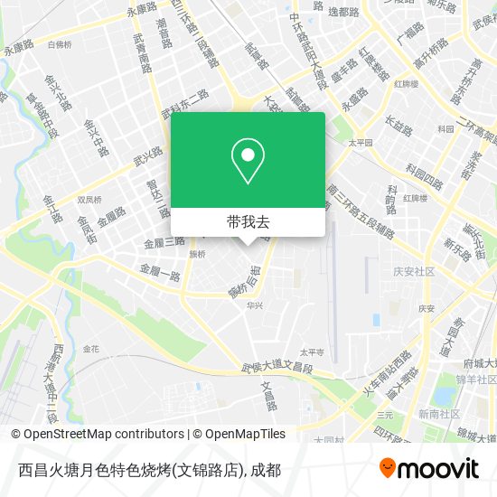 西昌火塘月色特色烧烤(文锦路店)地图
