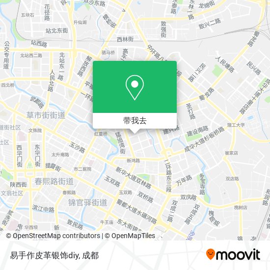 易手作皮革银饰diy地图