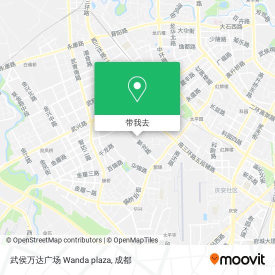 武侯万达广场 Wanda plaza地图
