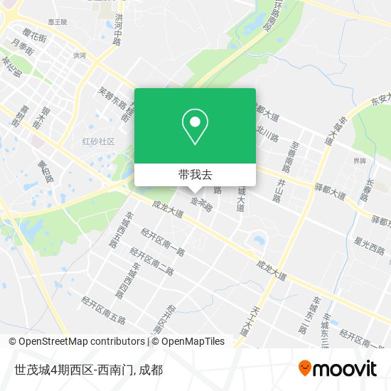 世茂城4期西区-西南门地图