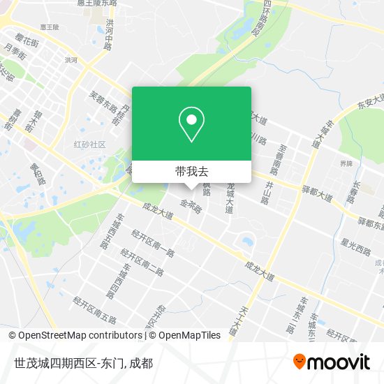 世茂城四期西区-东门地图