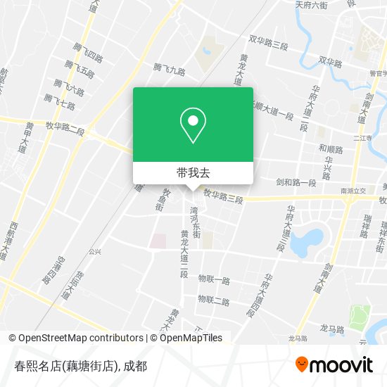 春熙名店(藕塘街店)地图