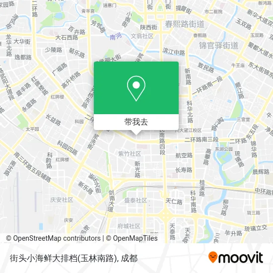 街头小海鲜大排档(玉林南路)地图