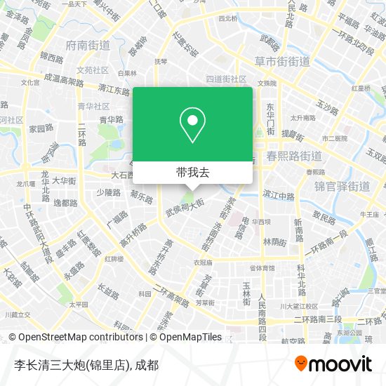 李长清三大炮(锦里店)地图