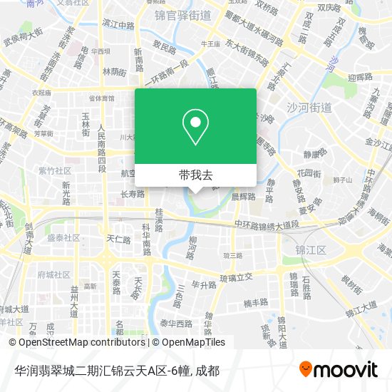 华润翡翠城二期汇锦云天A区-6幢地图