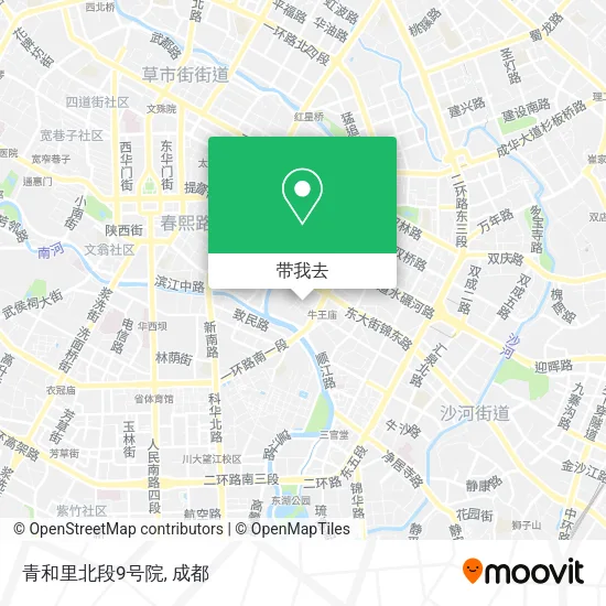 青和里北段9号院地图