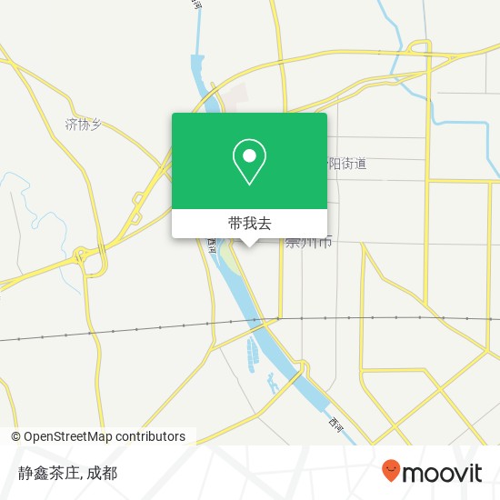 静鑫茶庄地图