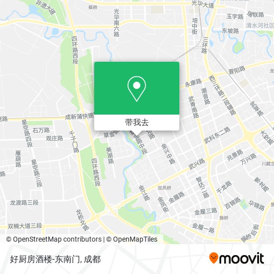 好厨房酒楼-东南门地图