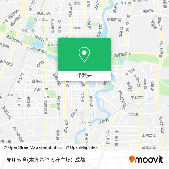晟翔教育(东方希望天祥广场)地图