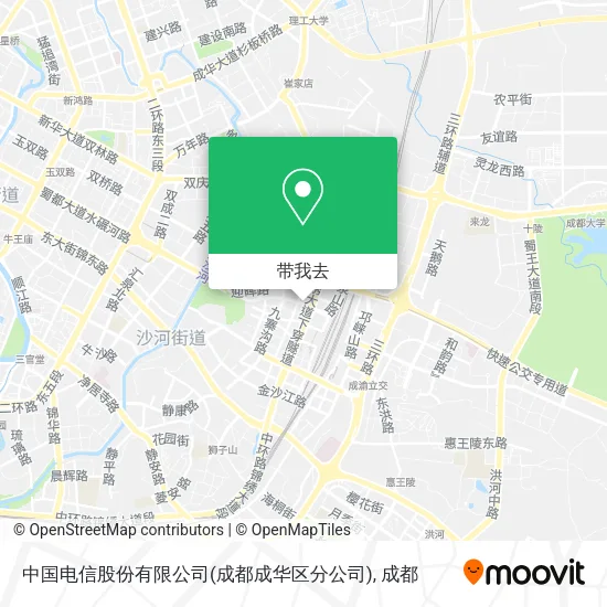 中国电信股份有限公司(成都成华区分公司)地图