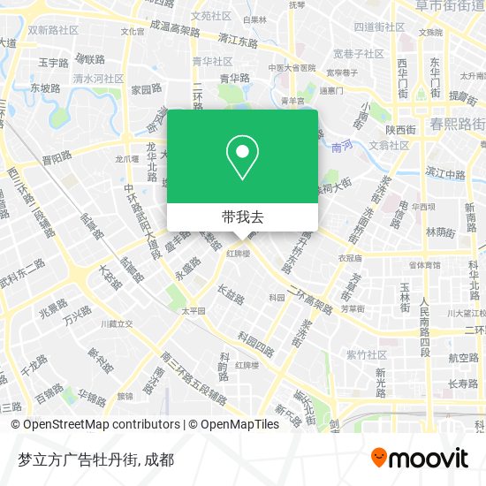 梦立方广告牡丹街地图