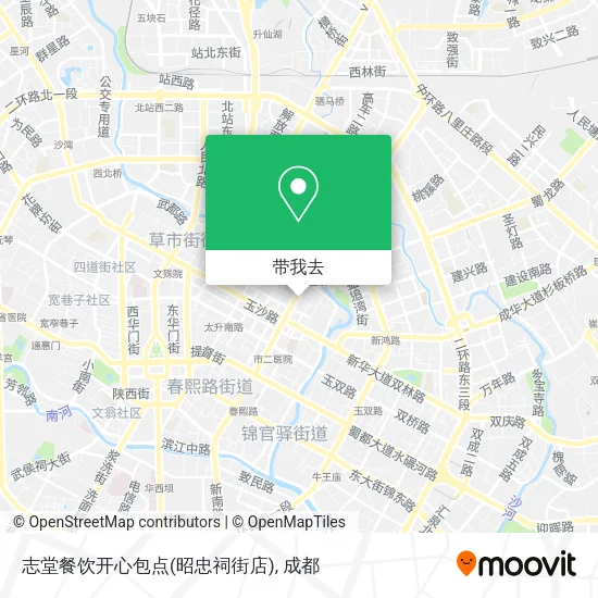 志堂餐饮开心包点(昭忠祠街店)地图