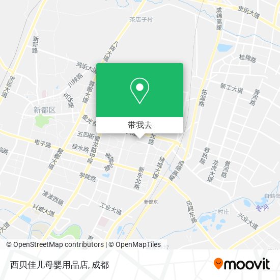 西贝佳儿母婴用品店地图