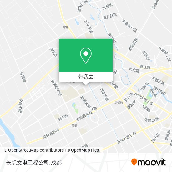 长坝文电工程公司地图