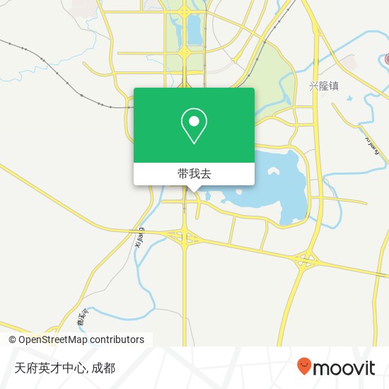 天府英才中心地图