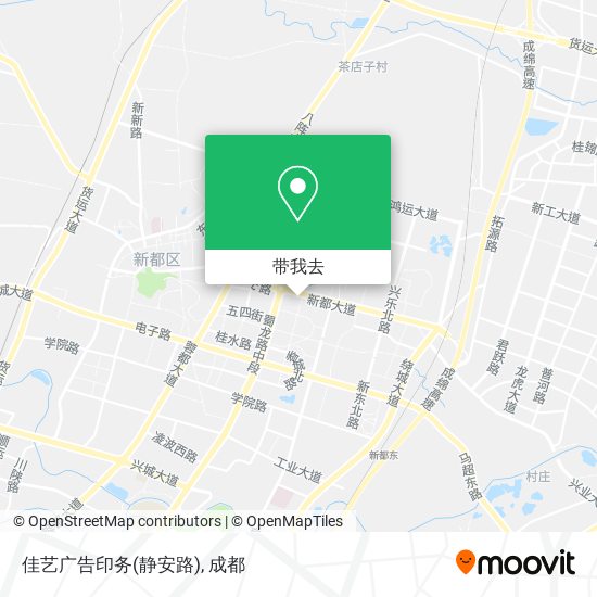 佳艺广告印务(静安路)地图