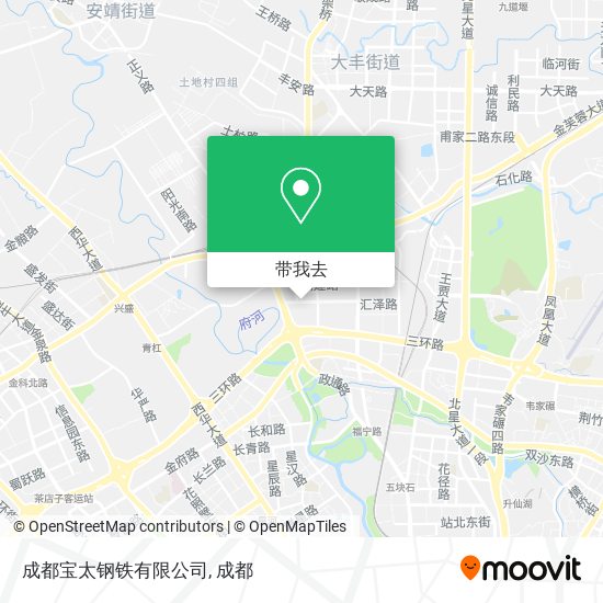 成都宝太钢铁有限公司地图