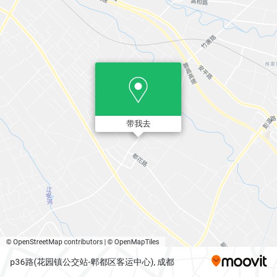 p36路(花园镇公交站-郫都区客运中心)地图