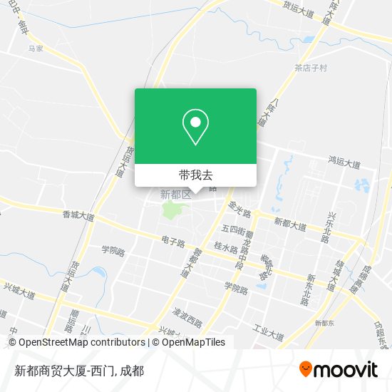 新都商贸大厦-西门地图