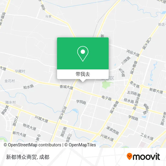 新都博众商贸地图